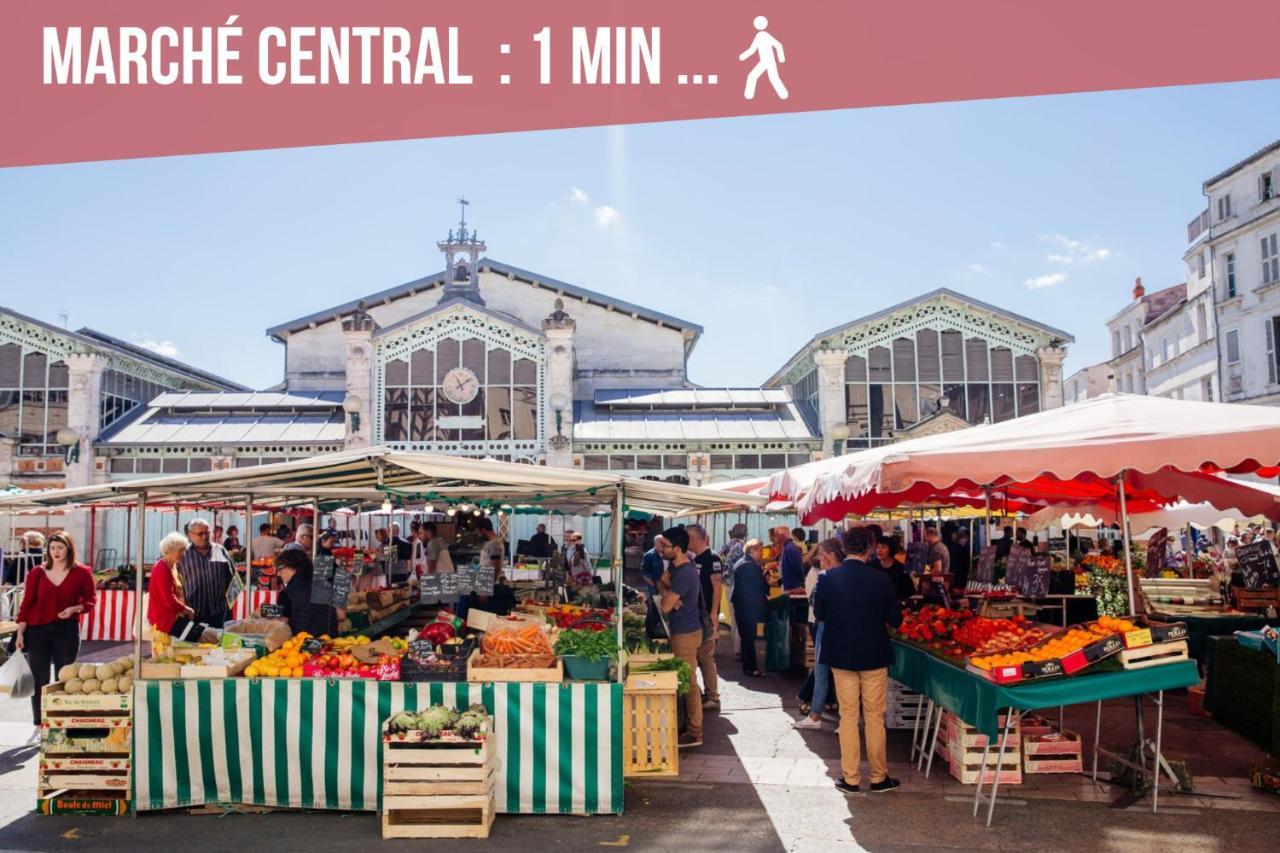 Ღ Marche Central • Au Coeur De Ville & Spacieux La Rochelle  Exteriör bild
